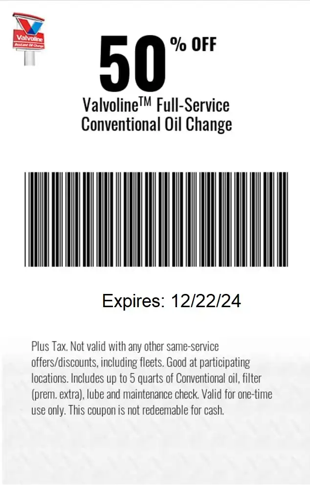 Valvoline Oil Change