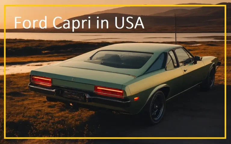 Ford capri in usa