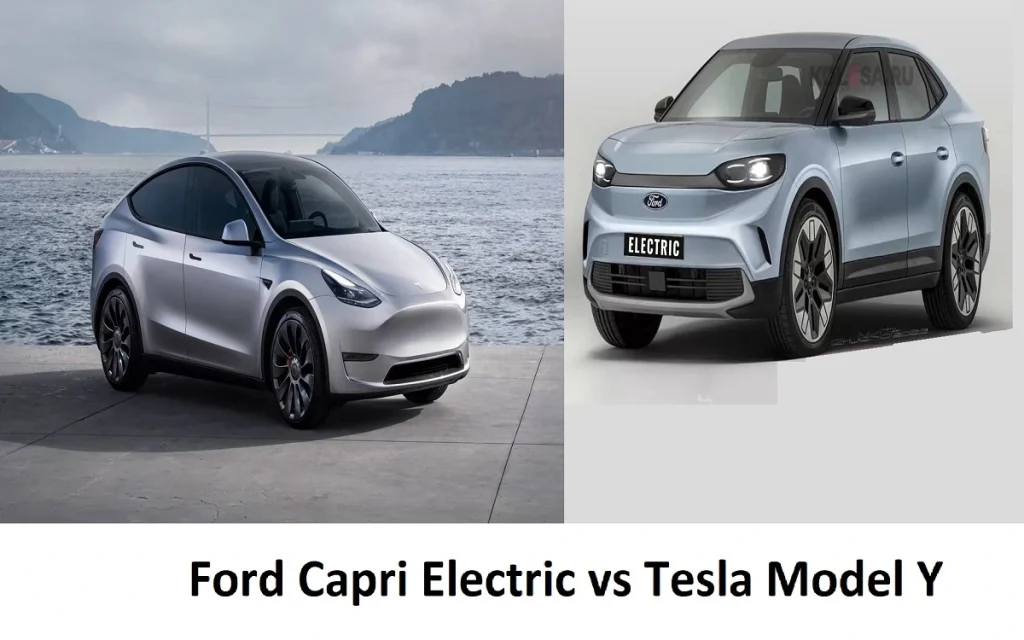 Ford Capri Electric vs Tesla Model Y