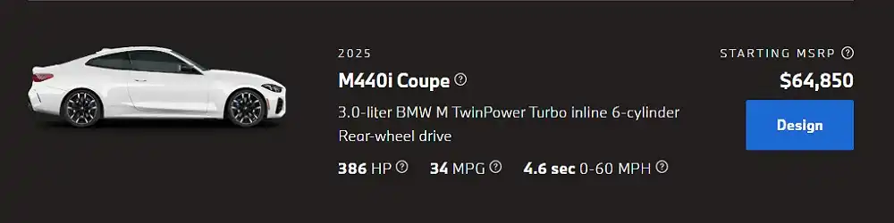 2025 bmw m4 Coupe