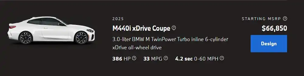2025 bmw m4 Coupe