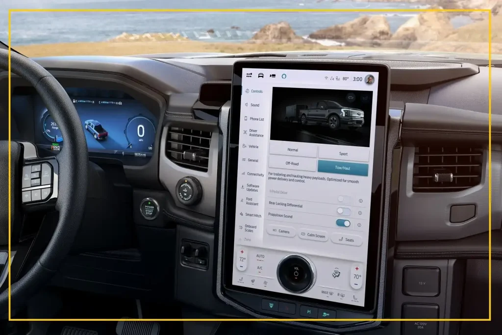 Ford F 150 Lightning Electric Interior