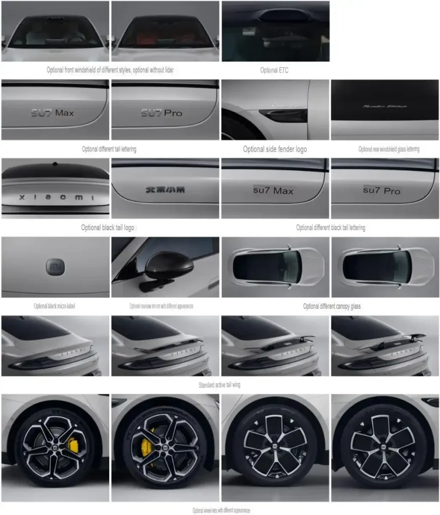 xiaomi su7 interior
